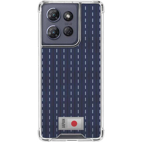 Japan Soccer Flag Moto G Stylus 5G (2025) Clear Case